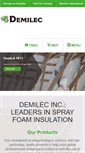 Mobile Screenshot of demilec.com